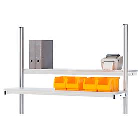 Rau Packtischsystem 01 Werkbank-Serie 8000, B 2000 x T 700 x H 840-1040 mm, Buche-Massivholzplatte, bis 1250 kg