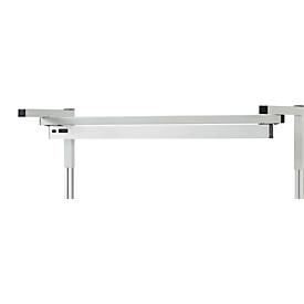 Rau Packtischsystem 02 Werktisch-Serie adlatus 300, B 1500 x T 1000 x H 720-1120 mm, Melamin-Platte, bis 300 kg