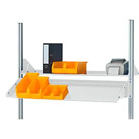 Rau Packtischsystem 02 Werktisch-Serie adlatus 300, B 2000 x T 800 x H 720-1120 mm, Melamin-Platte, bis 300 kg