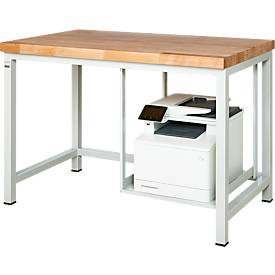 Rau Universal-Halter für höhenverstellbare Arbeitstische Adlatus, anpassbare Breite, B 280-500 x T 500 x H 640 mm