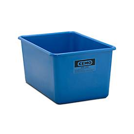 Rechteckbehälter Standard, GFK, 400 l, blau