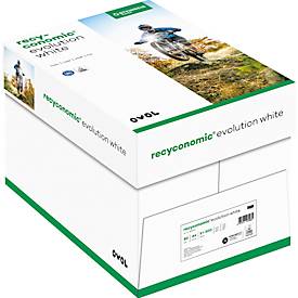 Recyclingpapier Ovol Recyconomic Evolution White, DIN A4, 80 g/m², naturweiß, 2500 Blatt