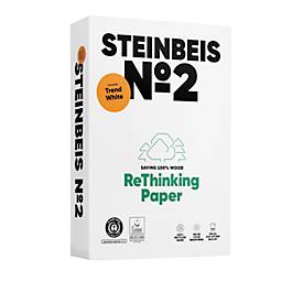 Recyclingpapier Steinbeis №2, DIN A4, 80 g/m², presseweiß, 2500 Blatt