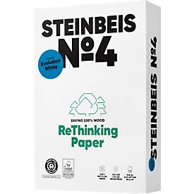 Recyclingpapier Steinbeis №4, DIN A4, 80 g/m², naturweiß, 2500 Blatt