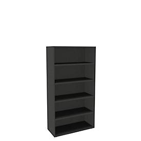 Regal, einteilig, B 1000 mm, 5 OH, graphit