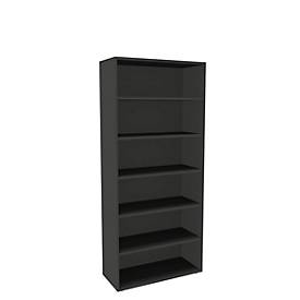 Regal, einteilig, B 1000 mm, 6 OH, graphit