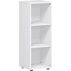 Regal PALENQUE, 3 OH, B 400 x T 400 x H 1104 mm, weiß