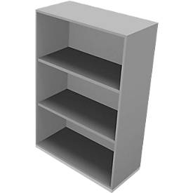 Regal PHENOR, aus Holz, B 860 x T 430 mm, versch. Höhen und Dekore