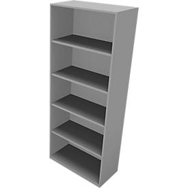 Regal PHENOR, aus Holz, B 860 x T 430 mm, versch. Höhen und Dekore