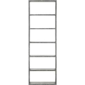 Regal Pombal, 6 Ordnerhöhen, erweiterbar, Breite 740 mm, Betonfarben