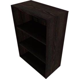 Regal SOLUS PLAY, 3 Ordnerhöhen, B 800 x T 420 x H 1122 mm, Mooreiche