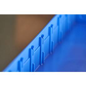 Regalkasten RK 400, 8 Fächer, blau