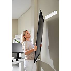 Regalkombination ORDO Business, 1 Grundregal + 2 Anbauregale, 15 Böden, modular, Fachlast 140 kg, Feldlast 1200 kg, B 3080 x T 535 x H 2000 mm, tiefschwarz