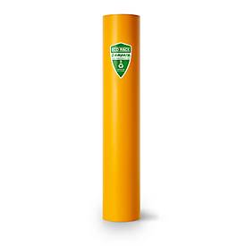 Regalstützenschutz a.m.p.e.r.e. ECO RACK, Tiefkühllager geeignet, Signalfarbe, recycelter Kunststoff, B 70-87 x H 600 mm