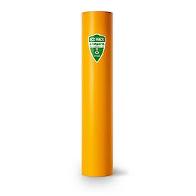 Regalstützenschutz a.m.p.e.r.e. ECO RACK, Tiefkühllager geeignet, Signalfarbe, recycelter Kunststoff, B 88-100 x H 600 mm