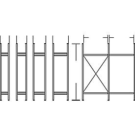 Regalsystem R 3000, Rahmen, B 60 x T 300 x H 1960 mm