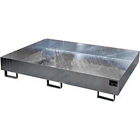 Regalwanne Typ RW/RW 1800, ohne Gitterrost, verzinkt