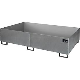 Regalwanne Typ RW/RW 2200-2, ohne Gitterrost, verzinkt