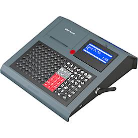 Registrierkasse Quorion QMP 6000, Linux, LCD-Anzeige, Thermodruck, USB/LAN/RS232/RJ11, L 365 x B 335 x H 105 mm, grau