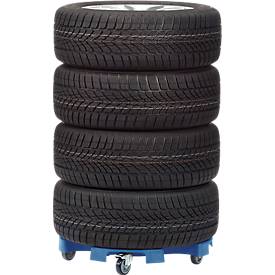 Reifenroller Tyre Trolley, für normale Reifen, aus Polypropylen, Ø 630 mm, bis 120 kg