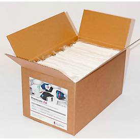 Reinigungstuch Premium 50, f. glatte Oberflächen, kratzer- & flusenfrei, PET/PA, weiß, 15 St.