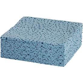 Reinigungstücher WIPEX®-STAR, Mehrweg, Z-Faltung, extrem saugfähig, auswringbar, Tuchgröße ca. 300 x 380 mm, Polypropylen, blau, 20 x 25 Tücher