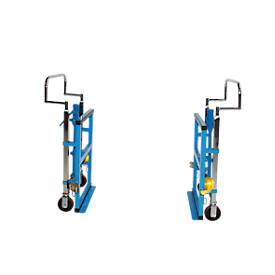 Reinigungswagen, mit 2 Halterungen für 120-Liter-Abfallsäcke