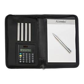 Reißverschlussmappe Corniglia A5, hochwert. Lederimitat, mit Schreibegräteschlaufen