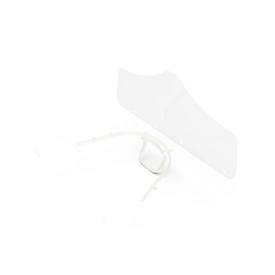 RENZ Gesichtsschutzschild Mund/Nase, austauschbarer Schild, elastische Gummibänder, weiß/glasklar