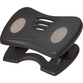 Repose-pieds NYMPHEA, ABS/PVC, ergonomique, hauteur ajustable, avec revêtement antidérapant