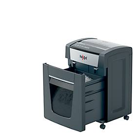 Rexel Momentum Extra P420+ Aktenvernichter, mobil, P4, Partikelschnitt 4 x 35 mm, 30 l, 20 Blatt Schnittleistung, schwarz