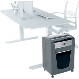 Rexel Momentum Extra P420+ Aktenvernichter, mobil, P4, Partikelschnitt 4 x 35 mm, 30 l, 20 Blatt Schnittleistung, schwarz