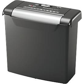 Rexel Momentum S206 Aktenvernichter P2, Streifenschnitt 6 mm, 9 l, 6 Blatt Schnittleistung, schwarz