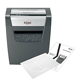Rexel Momentum X312 Aktenvernichter P3, Partikelschnitt 5 x 42 mm, 23 l, 12 Blatt Schnittleistung, Anti-Papierstau-Technologie, schwarz