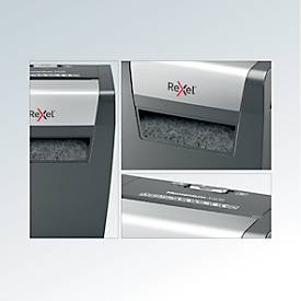 Rexel Momentum X406 Aktenvernichter P4, Partikelschnitt 4 x 28 mm, 15l, 6 Blatt Schnittleistung, schwarz