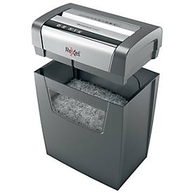 Rexel Momentum X410 Aktenvernichter P4, Partikelschnitt 4 x 28 mm, 23 l, 10 Blatt Schnittleistung, Anti-Papierstau-Technologie, schwarz