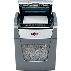 Rexel Optimum AutoFeed+ 50X Aktenvernichter P4, Vollautomatik, Partikelschnitt 4 x 28 mm, 20 l, 50 Blatt Schnittleistung, schwarz