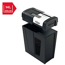 Rexel Secure MC4 Whisper-Shred™ Aktenvernichter P5, Mikroschnitt 2 x 15 mm, 14 l, 4 Blatt Schnittleistung, Anti-Papierstau-Technologie, schwarz