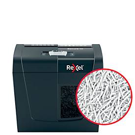 Rexel Secure X6 Aktenvernichter P4, Partikelschnitt 4 x 40 mm, 10 l, 6 Blatt Schnittleistung, Anti-Papierstau-Technologie, schwarz