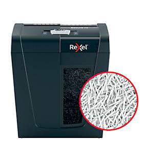 Rexel Secure X8 Aktenvernichter P4, Partikelschnitt 4 x 40 mm, 14 l, 8 Blatt Schnittleistung, Anti-Papierstau-Technologie, schwarz