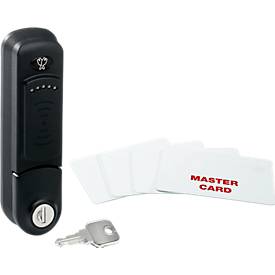 RFID-Schloss, Einbau ab Werk, 2 Modi, inkl. 2 x AA-Batterien, Spindellänge 20 mm
