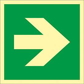 Richtungspfeil für Erste Hilfe-Einrichtungen, HLK