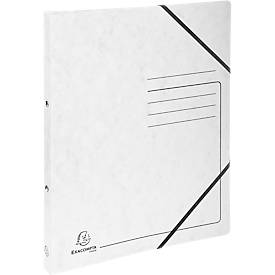 Ringhefter Exacompta, DIN A4, Rückenbreite 20 mm, 2 Rund-Ring Mechanik, weiss