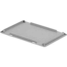 Ringoplast Auflagedeckel für Kunststoffkästen Unista, L 300 x B 200 mm, grau