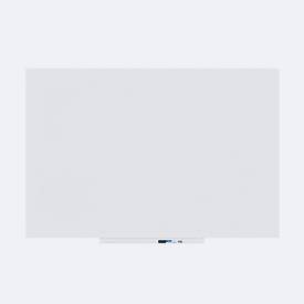 Rocada Whiteboard SKIN COLOUR, rahmenlos, modular, Hoch-/Querformat, magnethaftend, Ablageschale, B 1000 x H 1500 mm, lackierter Stahl, signalweiß RAL 9003