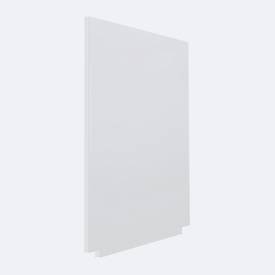 Rocada Whiteboard SKIN COLOUR, rahmenlos, modular, Hoch-/Querformat, magnethaftend, Ablageschale, B 750 x H 1150 mm, lackierter Stahl, signalweiß RAL 9003
