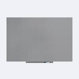 Rocada Whiteboard SKIN PRO, rahmenlos, modular, Hoch-/Querformat, magnethaftend, Ablageschale, B 1000 x H 1500 mm, beschichteter Stahl, weißaluminium RAL 9006