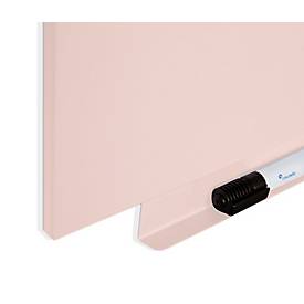Rocada Whiteboard Skincolor, lackiert, B 1000 x H 1500 mm, magnethaftend, trocken abwischbar, rosa