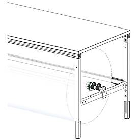 Rocholz Achssatz für Packtisch System Flex, für Tischbreite 1600 mm