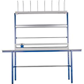 Rocholz Komplett-Packtisch I, inkl. Abrollvorrichtung und Schneidsystem, Arbeitsplatte B 2000 x T 800 mm, bis 100 kg
